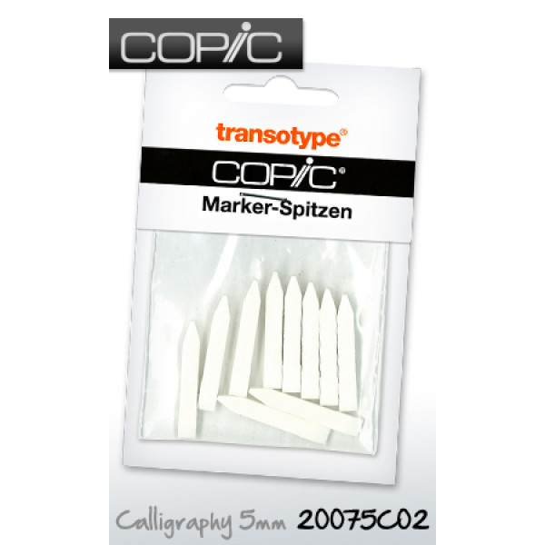 Перо для каліграфії Copic classic Transotype Nibs Calligraphy 5 мм (10 шт)