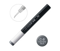 Чорнило для заправки маркерів Copic Ink C-8 Cool gray Холодний сірий, 12 мл