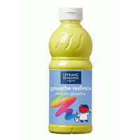 Гуашева фарба Lefranc Redimix 500 мл, Lemon yellow Лимонно-жовтий