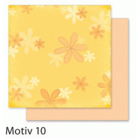Дизайнерський папір Folia Design Papers Flowers Квіти 190 г/м2, 30,5x30,5 см №02