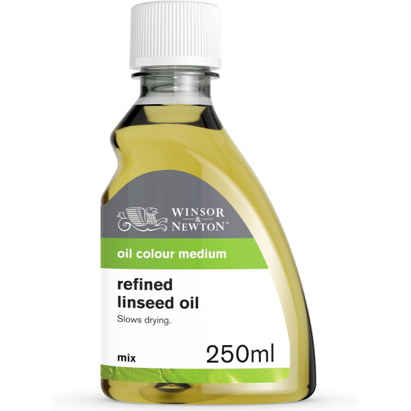 Олія лляна Winsor Newton Refined Linseed Oil V1, 250 мл