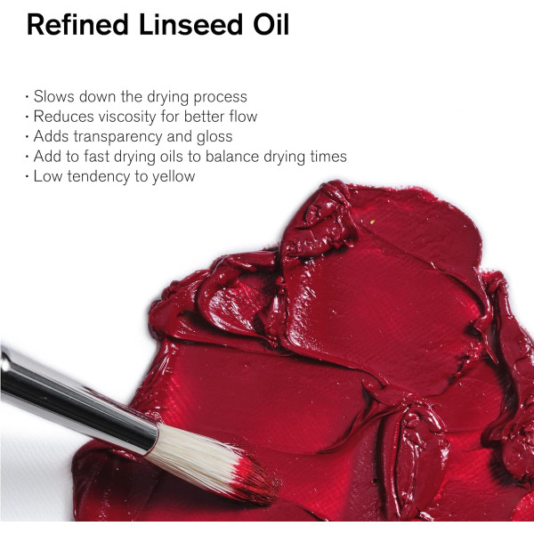 Олія лляна Winsor Newton Refined Linseed Oil V1, 250 мл