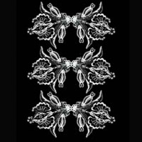 Cadence кружевной трансфер белый Water Application Lace Transfer White 17х25 см DT-027W