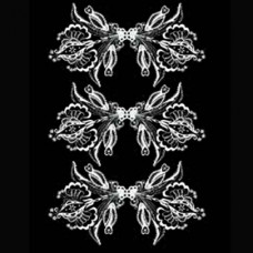 Cadence кружевной трансфер белый Water Application Lace Transfer White 17х25 см DT-027W