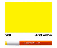 Заправка для маркеров COPIC Ink, Y08 Acid yellow Насыщенно-желтый, 12 мл