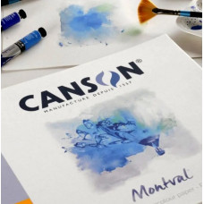 Блок акварельного паперу Canson Montval Torchon 270 г/м2, 13,5х21 см, 12 аркушів