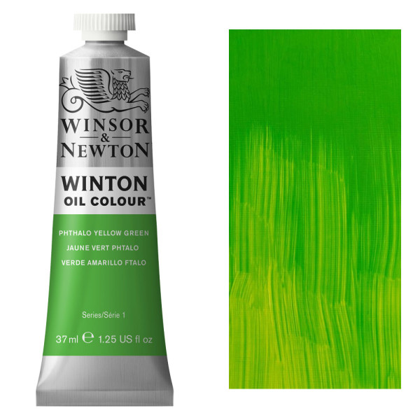 Краска масляная Фтало желто-зеленый Winsor Newton Winton Oil Colour, 37 мл, №403 Phthalo Yellow Green
