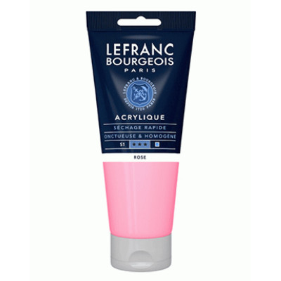 Акрилова фарба Lefranc Fine Acrylic Color 200 мл, 351 Pink Рожевий