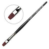 Кисть плоская синтетика daVinci Red-Brown Synthetic Fibre 7185, № 12