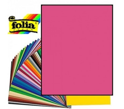 Двухсторонний декоративный картон фотофон Folia Photo Mounting Board 300 г/м2,50x70 см №23 Pink Фуксия