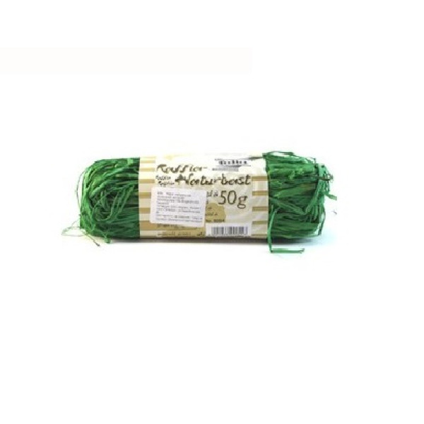 Рафия в мотках Folia Raffia-natural quality 50 гр, № 54 Emeraldgreen изумрудно-зеленый