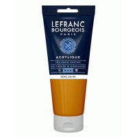 Акриловая краска Lefranc Fine Acrylic Color, 200 мл, № 302, Yellow Ochre Желтая Охра