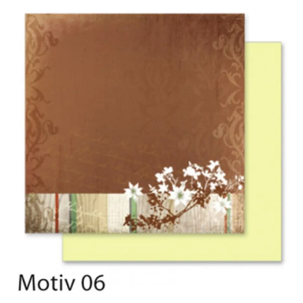 Дизайнерський папір Folia Design Papers Autumn Осінь 190 г/м2, 30,5x30,5 см №06