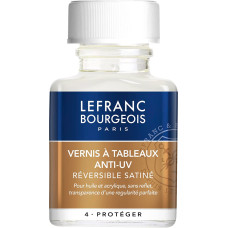 Лак сатиновий Lefranc Bourgeois Satin varnish picture, 75 мл