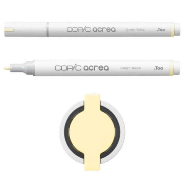Акриловый маркер Copic Acrea Paint Marker 0,8 мм, 016 Cream Yellow (Кремово-желтый)