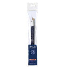 Набір пензлів синтетика Lefranc Fine Long Handle Brushes Set, 3 шт (№ 2, 6, 10)