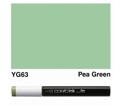Заправка для маркеров COPIC Ink, YG63 Pea green Зеленый горох, 12 мл