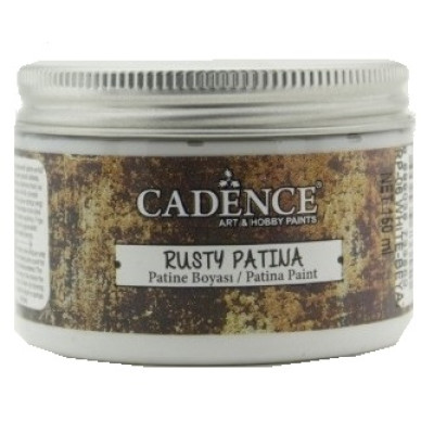 Краска-патина для с эффектом состаривания Cadence Rusty Patinа, 150 мл, Белый
