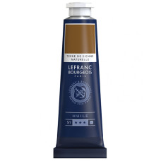 Краска масляная Lefranc Fine 40 мл, № 482, Raw Sienna Сырая Сиена