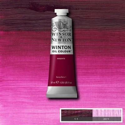 Масляная краска Winsor Newton Winton Oil Colour 37 мл №380 Magenta Маджента