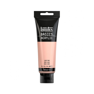 Акриловая краска Liquitex BASICS, 118 мл, Розовый светлый