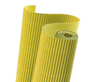 Картон гофрований Folia Corrugated board E-Flute, 50x70 см, № 12 Lemon yellow Лимонно-жовтий