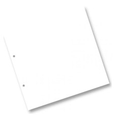 Картон для альбому Folia Ring binder dividers 300 г/м2,21,5x22,5 см 20, № 00 White білий арт 63900
