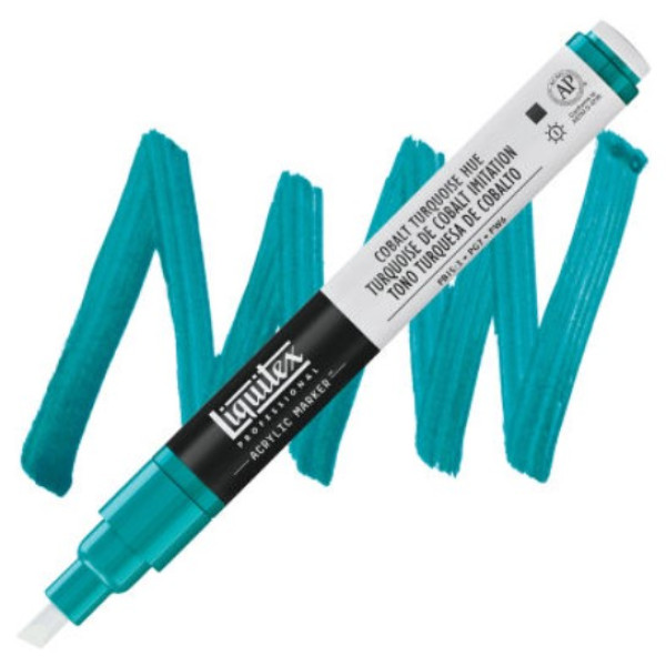 Акриловий маркер Liquitex, №169 Cobalt Turquoise Hue Кобальт бірюзовий