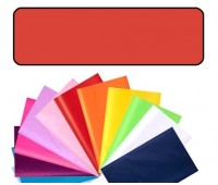 Папір обгортковий тишею однотонний Folia Tissue Paper 20 г/м2, 50x70 см, 13 аркушів, №20 Red Червоний