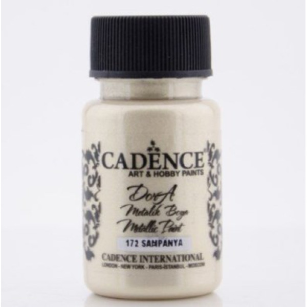 Акрилова фарба металік Cadence Dora Metallic Paint, 50 мл, Шампань