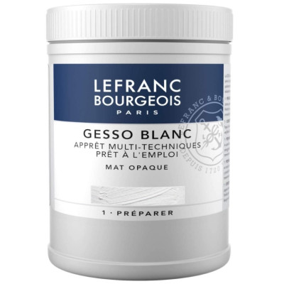 Грунт акриловый универсальный Lefranc Acrylic Gesso, 0,5 л