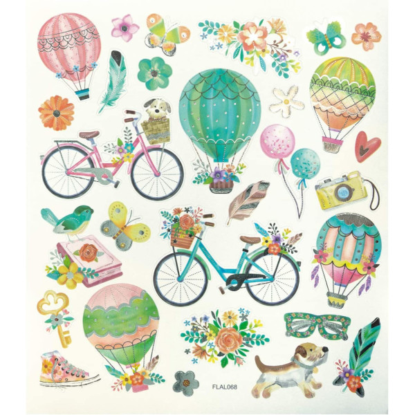 Набір наклейок Folia 60 шт, Весна