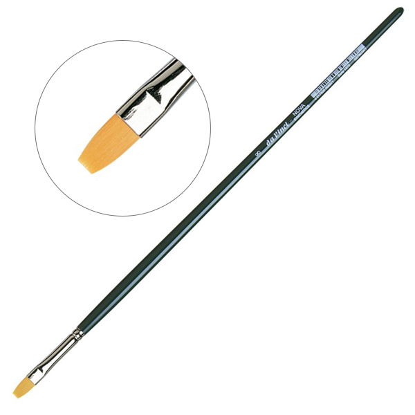 Пензель синтетика плоска для олії та акрилу 1870 Nova Brights DaVinci, №8