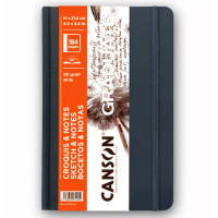 Блокнот Canson Graduate Sketch and Notes, мягкая обложка, 90 г, 14,8x21 см, 184 листа, Dark blue