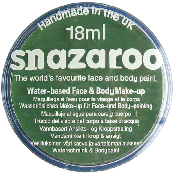 Краска для грима Snazaroo Classic 18 мл Grass Green Травяной Зеленый