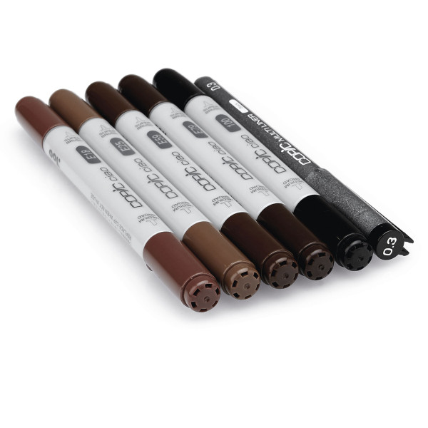 Набір маркерів Copic Ciao Set "5+1", Hair Tones 2