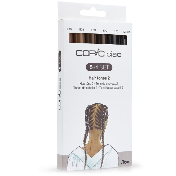 Набір маркерів Copic Ciao Set "5+1", Hair Tones 2