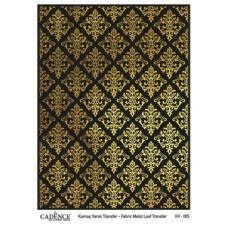 Трансфер универсальный Metal Leaf Background Fabric Transfer Cadence 29,7*42 G-005, Золото