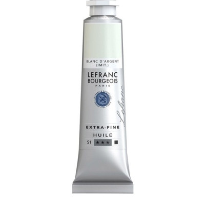 Масляная краска Lefranc Extra Fine 40 мл № 911 Flake white hue Оттенок белого хлопьев