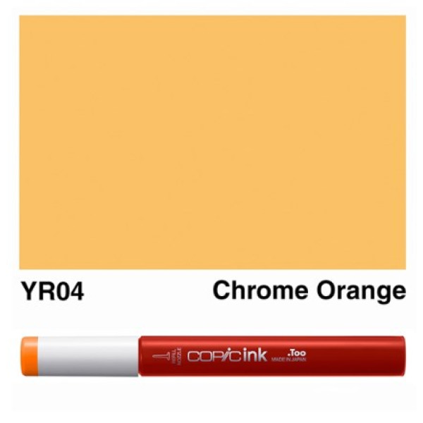 Заправка для маркерів COPIC Ink, YR04 Chrome orange Помаранчевий хром, 12 мл