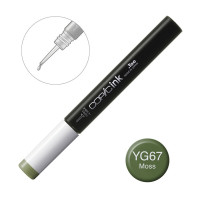 Чернила для заправки маркеров Copic Ink YG-67 Moss Зеленый мох 12 мл