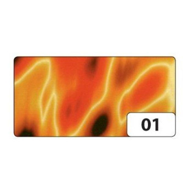 Калька Folia Transparent paper Abstracta 115 г/м2, 50x70, Modern Flame лист