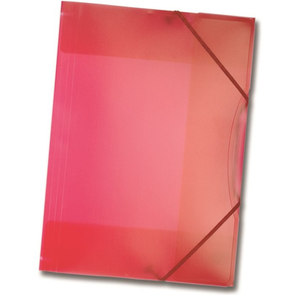 Папка пластикова Folia Plastic Portfolio A3, Transparent Red (прозоро-червона) арт. 6993