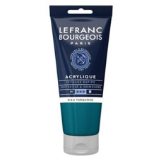 Акрилова фарба Lefranc Fine Acrylic Color 80 мл, 050 Turquoise blue Бірюзовий