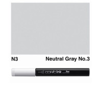 Заправка маркерів COPIC Ink, N3 Neutral gray Нейтральний сірий, 12 мл