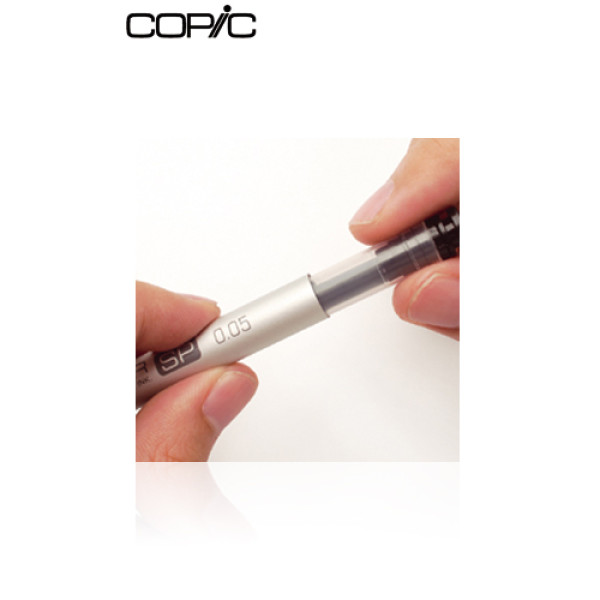 Чорнило для заправки в картриджі COPIC Refill cartridge серії В (0,2 - 0,7 та пензель)