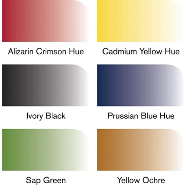 Набір акварельних маркерів Winsor Newton Watercolor Markers Set, 6 шт