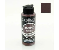 Акриловая краска для всех поверхностей Hybrid Acrylic Cadence №18, 120 мл, Dark Brown Темно-коричневая