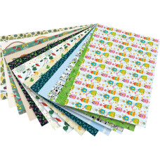 Набір паперу для творчості Folia Love for the countryside 270 г/м2, 24х34 см, 26 шт