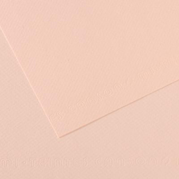 Папір пастельний Canson Mi-Teintes 160 г/м2 50x65 см №103 Dawn pink Пастельний рожевий